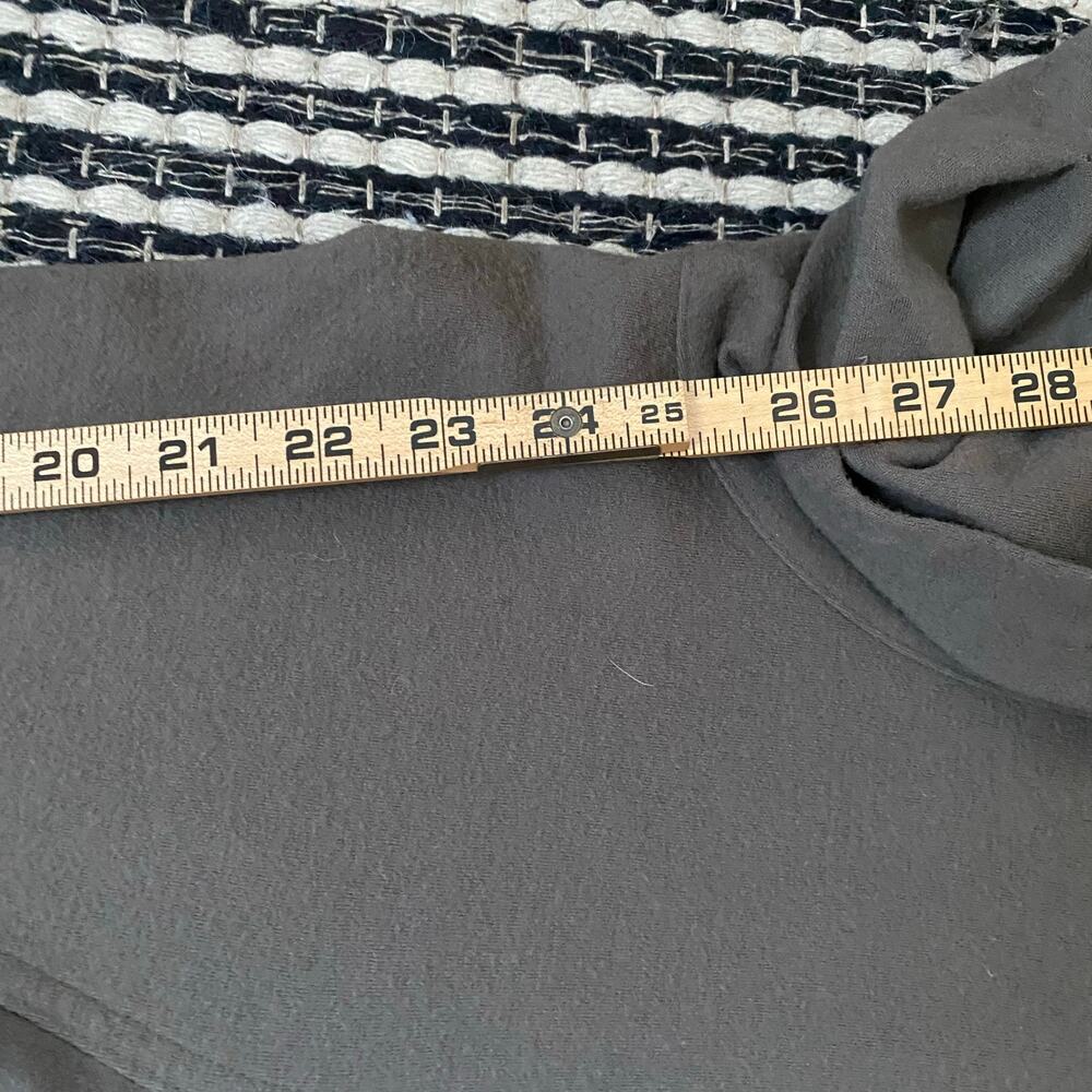 🌿ISSEY MIYAKE Vintage Womens 100% Wool Long Sleeve GreenTurtle Neck Dress S - Picture 10 of 13